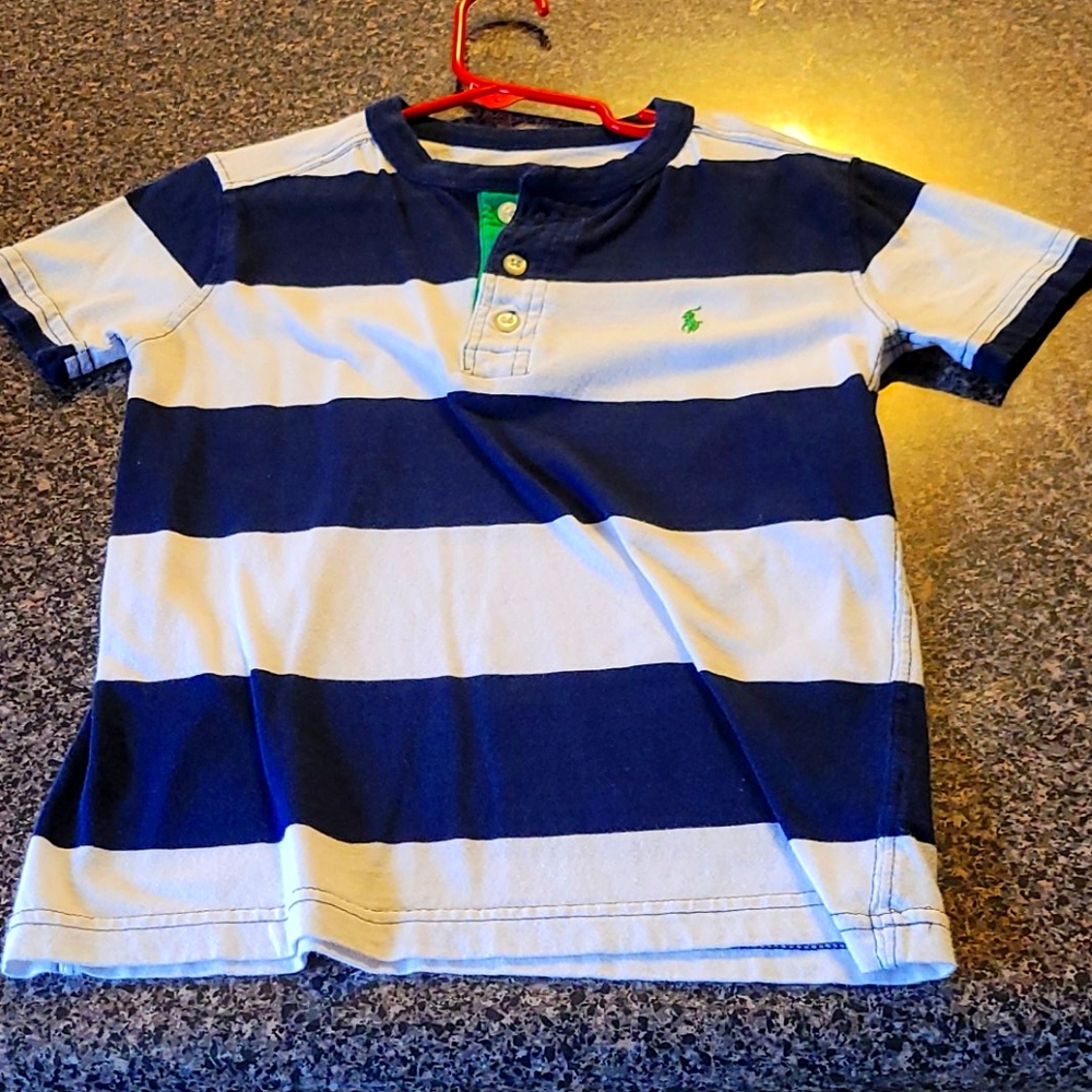 Boys button down tee